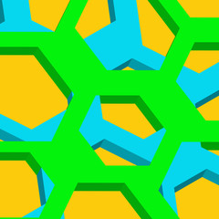 Abstract 3D background. Vector illustration.