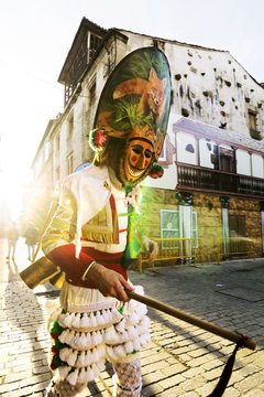 cigarron in Verin carnival, Orense , Spain