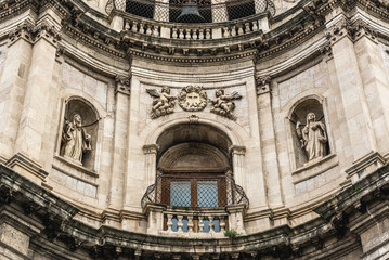Church of Saint Placidus in Catania, Sicily Island, Italy