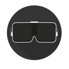 VR glasses for smartphone vector illustration. VR icon.