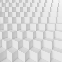 White Cubes Background