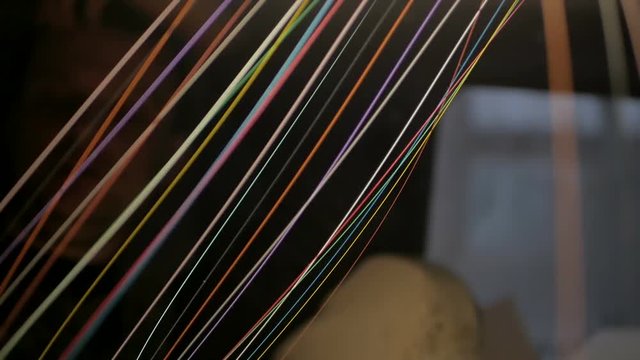 Work with the optical fiber