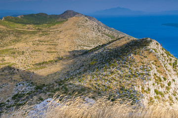 Sveti Nikola highest peak on the island of Hvar