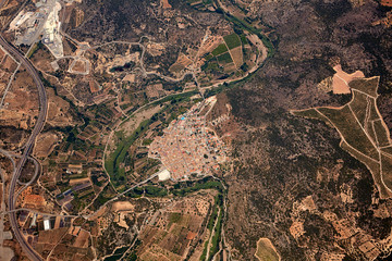 Sot de Ferrer Aerial village of Castellon Spain