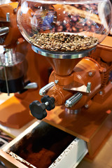 Big coffee grinder with millstone