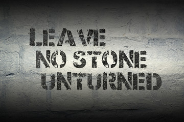 leave no stone gr
