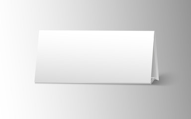 standing blank calendar set isolated on white background vector mockup