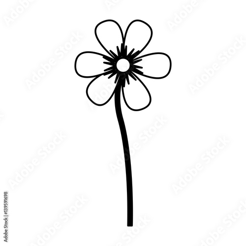 "cute flower isolated icon vector illustration design" Imágenes de