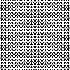 Vector seamless pattern. Modern stylish texture. Monochrome geometrical pattern of triangles.