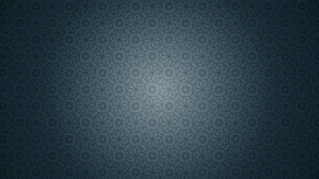 Eastern style islamic animated pattern looped background
