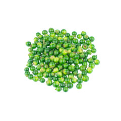 Fresh piper nigrum isolated on a white background