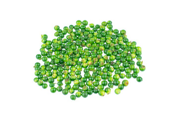 Fresh piper nigrum isolated on a white background