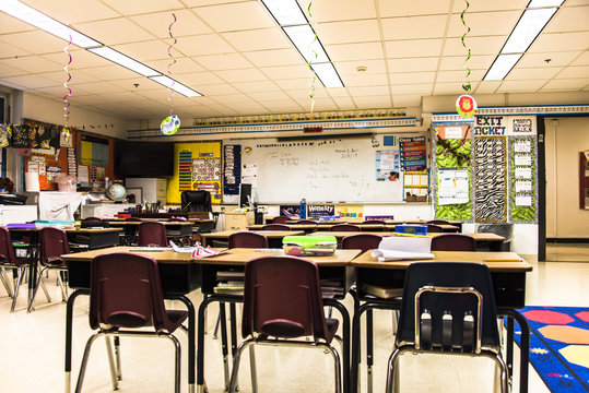 classroom in school