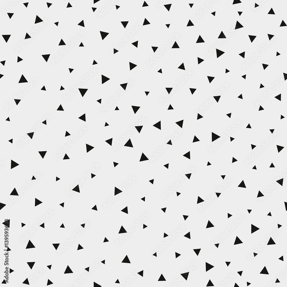 Aufkleber seamless pattern with random triangles. festive repeating geometric tiles. modern stylish texture fo