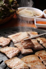 grilled pork belly