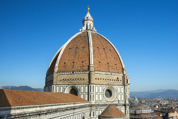 Obraz premium dome of cathedral Santa Maria del Fiore (Duomo), Florence