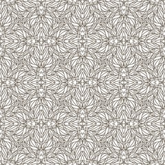 Vector seamless pattern, delicate decorative background.