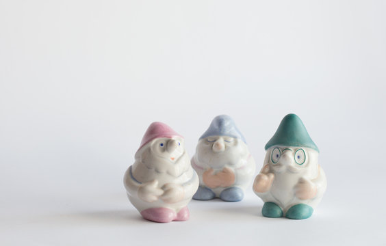 Elves porcelain figurines
