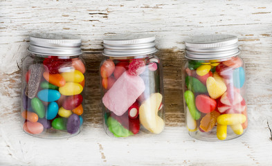 Assortment of sweets and candies 