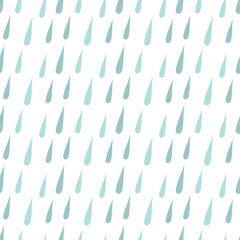 Rain seamless pattern
