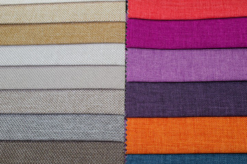 samples of furniture fabrics