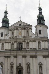 Fototapeta na wymiar Church of St. Bernardine of Siena in Krakow, Poland.
