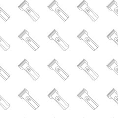 Obraz premium hairclipper seamless vector pattern
