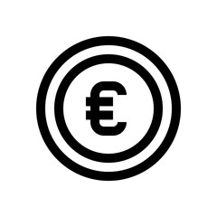 Euro mini line, icon
