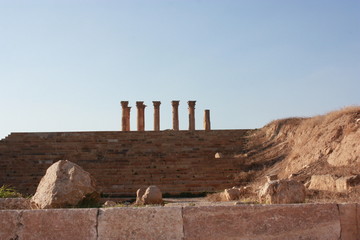 Ruins of ancient city Jerash in Jordan, Middle East