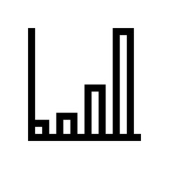 Chart, graphic mini line, icon