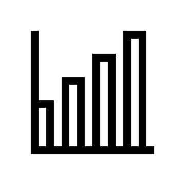Chart, graphic mini line, icon