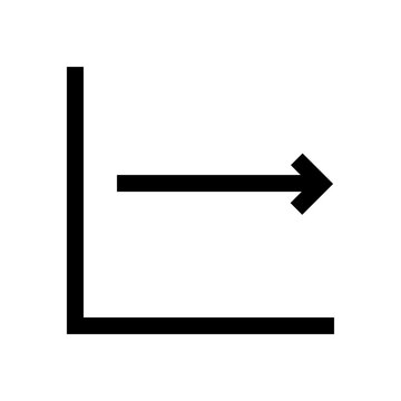 Chart, graphic mini line, icon