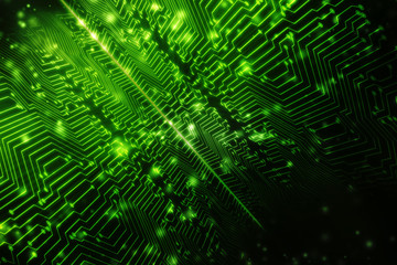 Digital Abstract technology background, 3d rendering