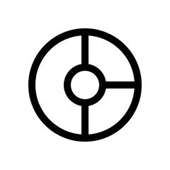Obraz premium Chart, graphic mini line, icon