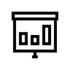Chart, graphic mini line, icon