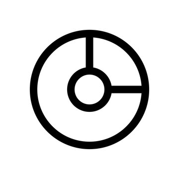Chart, graphic mini line, icon