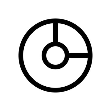 Chart, graphic mini line, icon