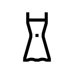 Dress mini line, icon