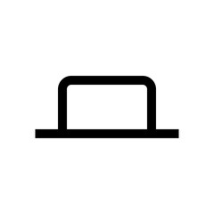 Hat, cap mini line, icon