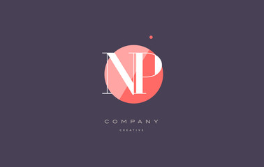 np n p  retro vintage rhombus simple black white alphabet letter logo © dragomirescu