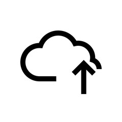 Cloud mini line, icon