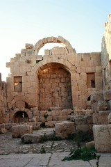 Ruins of ancient city Jerash in Jordan, Middle East