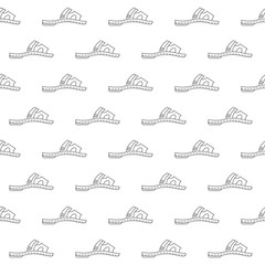 footwear seamless vector pattern