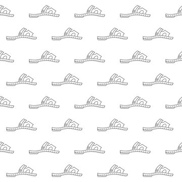 footwear seamless vector pattern