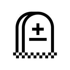 Tomb mini line, icon