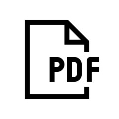 File format mini line, icon