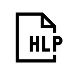 Obraz premium File format mini line, icon