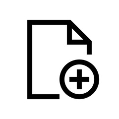 Obraz premium File mini line, icon