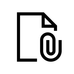 File mini line, icon