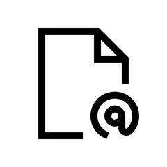 File format mini line, icon